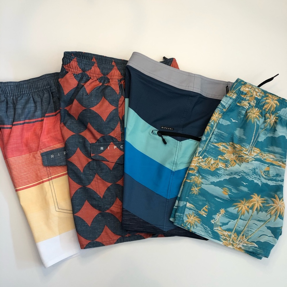 HP! Rip Curl Good Vibes Board Shorts NWT Boy’s Size Small - Picture 9 of 11